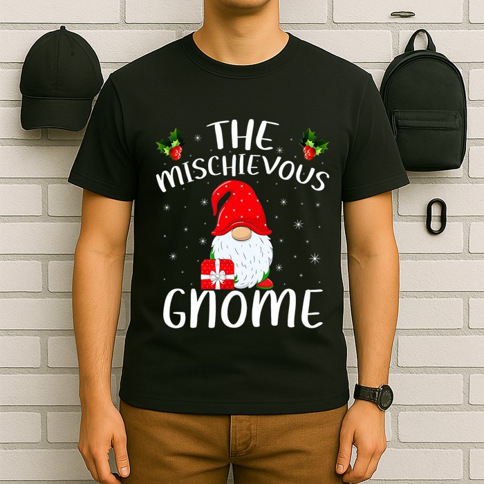 Matching Family Group Christmas The Mischievous Gnome T-Shirt