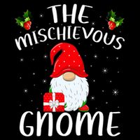 Matching Family Group Christmas The Mischievous Gnome T-Shirt