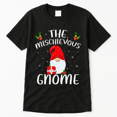 Matching Family Group Christmas The Mischievous Gnome Tall T-Shirt