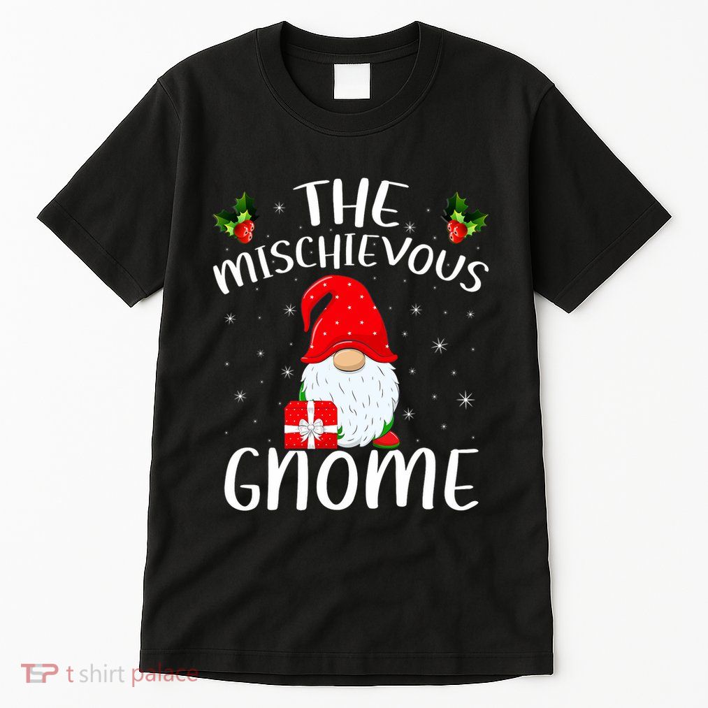 Matching Family Group Christmas The Mischievous Gnome Tall T-Shirt