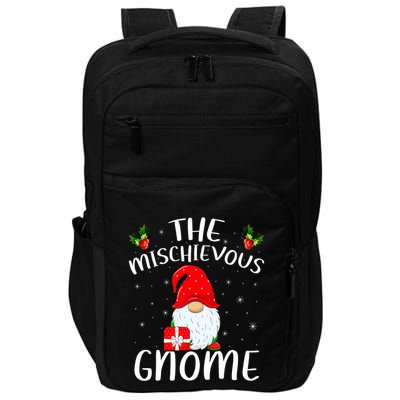 Matching Family Group Christmas The Mischievous Gnome Impact Tech Backpack