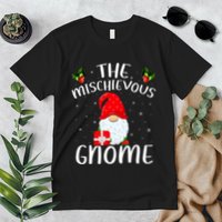 Matching Family Group Christmas The Mischievous Gnome Premium T-Shirt