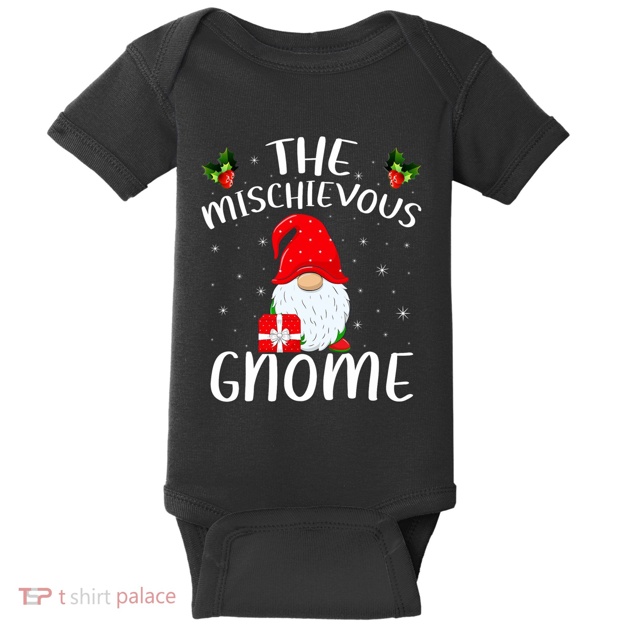 Matching Family Group Christmas The Mischievous Gnome Baby Bodysuit