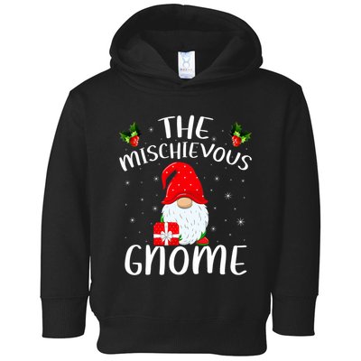 Matching Family Group Christmas The Mischievous Gnome Toddler Hoodie