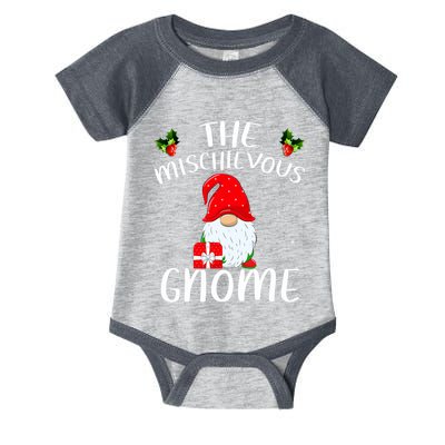 Matching Family Group Christmas The Mischievous Gnome Infant Baby Jersey Bodysuit