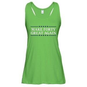 Make Forty Great Again Ladies Essential Flowy Tank