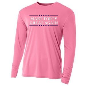 Make Forty Great Again Cooling Performance Long Sleeve Crew