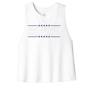 Make Forty Great Again Women's Racerback Cropped Tank