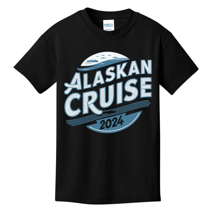 Matching Family Group Friends Alaska Cruise 2024 Kids T-Shirt