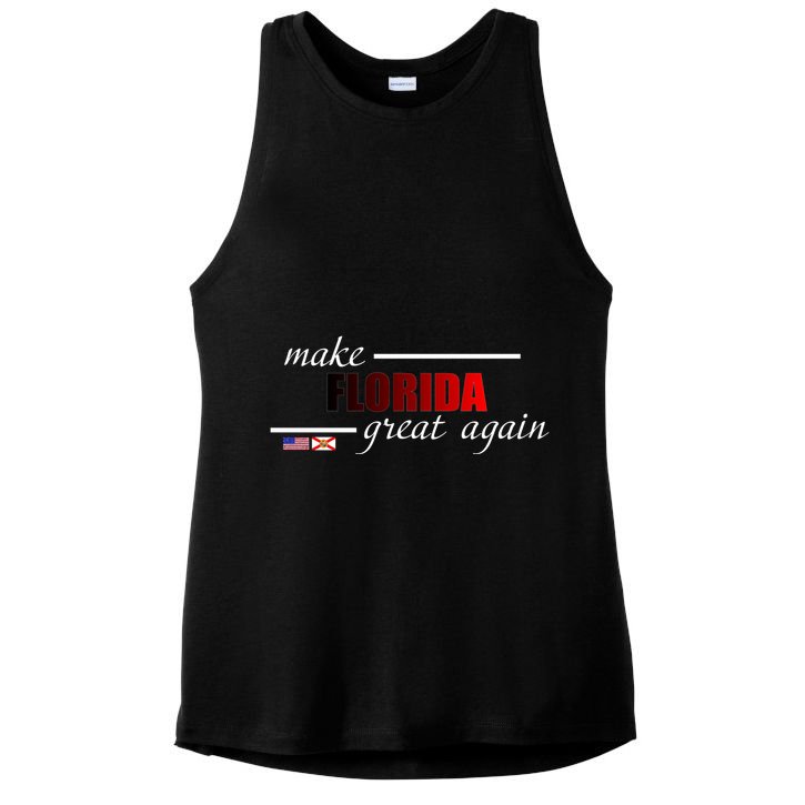 Make Florida Great Again Ladies PosiCharge Tri-Blend Wicking Tank