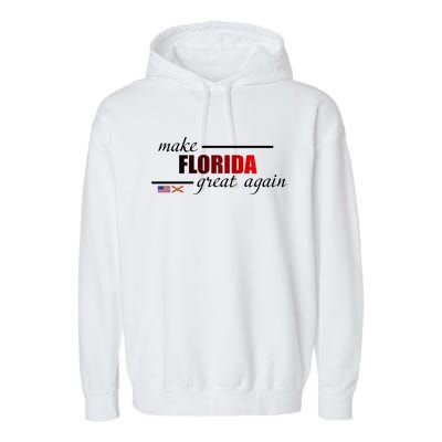 Make Florida Great Again Garment-Dyed Fleece Hoodie