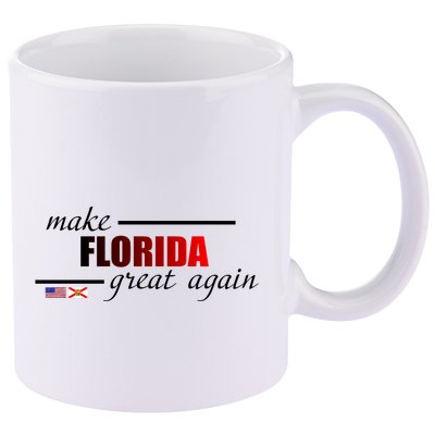 Make Florida Great Again 11oz C Handle Ceramic Mug