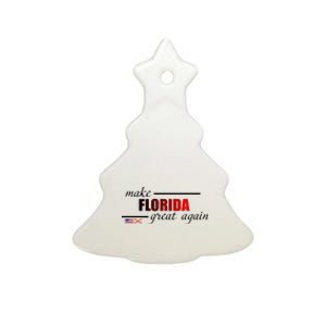 Make Florida Great Again Ceramic Tree Ornament