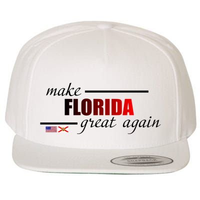 Make Florida Great Again Wool Snapback Cap
