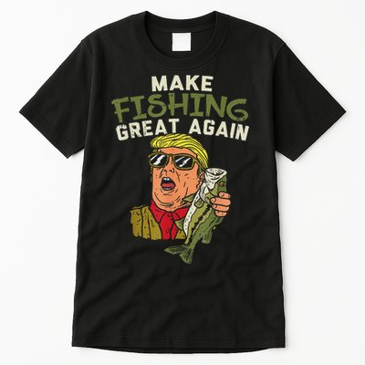 Make Fishing Great Again Trump Tall T-Shirt