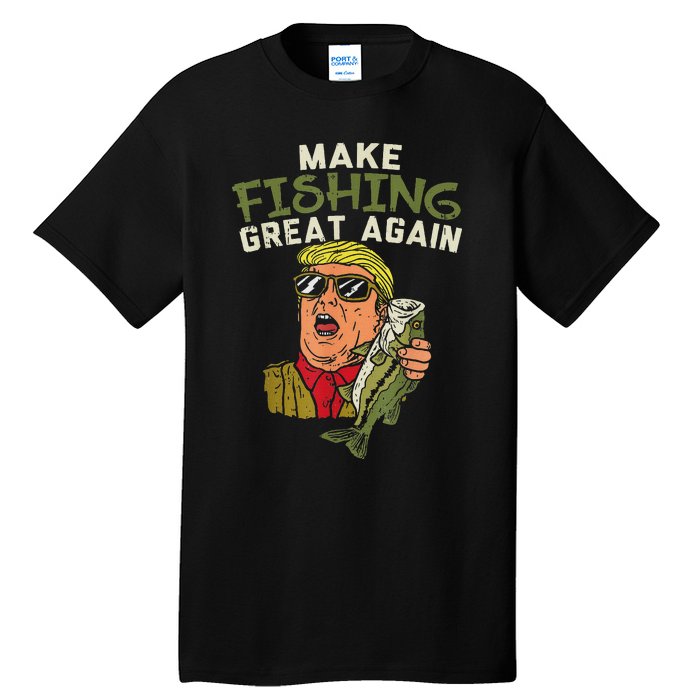 Make Fishing Great Again Trump Tall T-Shirt