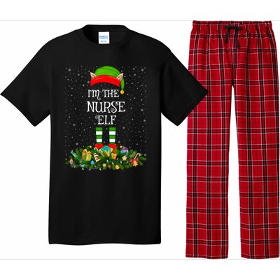 Matching Family Group Im The Nurse Elf Christmas Gift Pajama Set