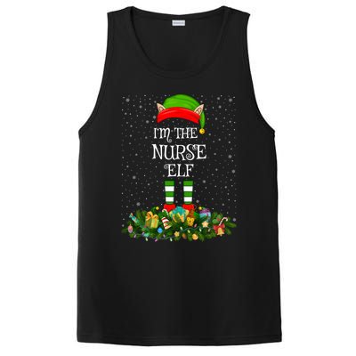 Matching Family Group Im The Nurse Elf Christmas Gift PosiCharge Competitor Tank