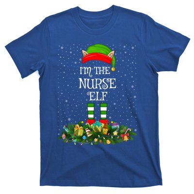 Matching Family Group Im The Nurse Elf Christmas Gift T-Shirt