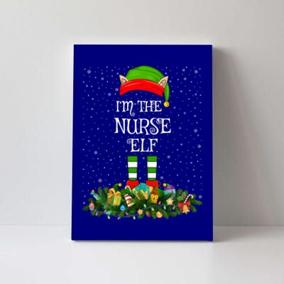 Matching Family Group Im The Nurse Elf Christmas Gift Canvas