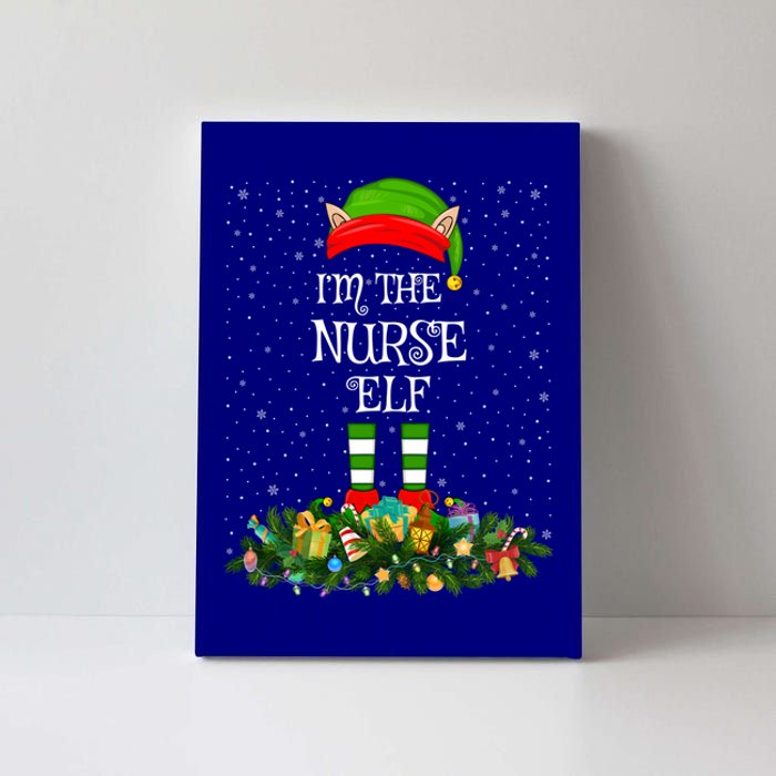 Matching Family Group Im The Nurse Elf Christmas Gift Canvas