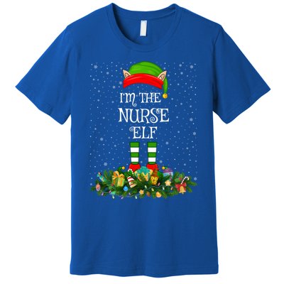 Matching Family Group Im The Nurse Elf Christmas Gift Premium T-Shirt