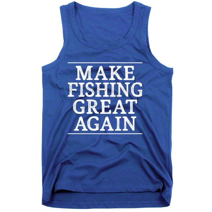 Make Fishing Great Again Vintage Style Gift Tank Top