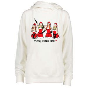 Merry Fetchmas Girls Inspired I'm Cool Mommy Meangirls Christmas Womens Funnel Neck Pullover Hood