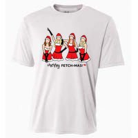 Merry Fetchmas Girls Inspired I'm Cool Mommy Meangirls Christmas Cooling Performance Crew T-Shirt