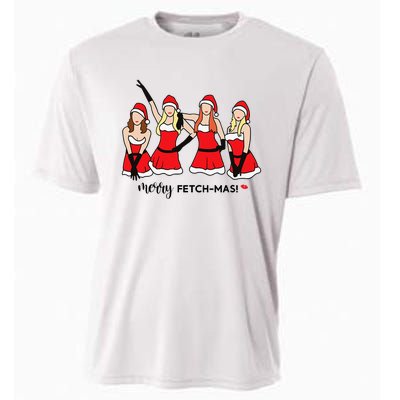 Merry Fetchmas Girls Inspired I'm Cool Mommy Meangirls Christmas Cooling Performance Crew T-Shirt