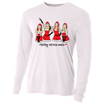 Merry Fetchmas Girls Inspired I'm Cool Mommy Meangirls Christmas Cooling Performance Long Sleeve Crew