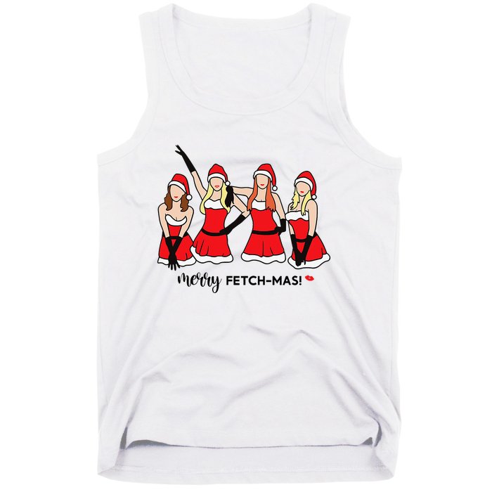 Merry Fetchmas Girls Inspired I'm Cool Mommy Meangirls Christmas Tank Top