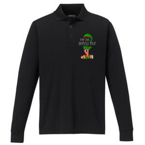 Matching Family Group IM The Bossy Elf Christmas Performance Long Sleeve Polo