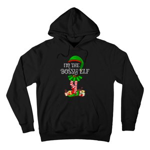 Matching Family Group IM The Bossy Elf Christmas Hoodie