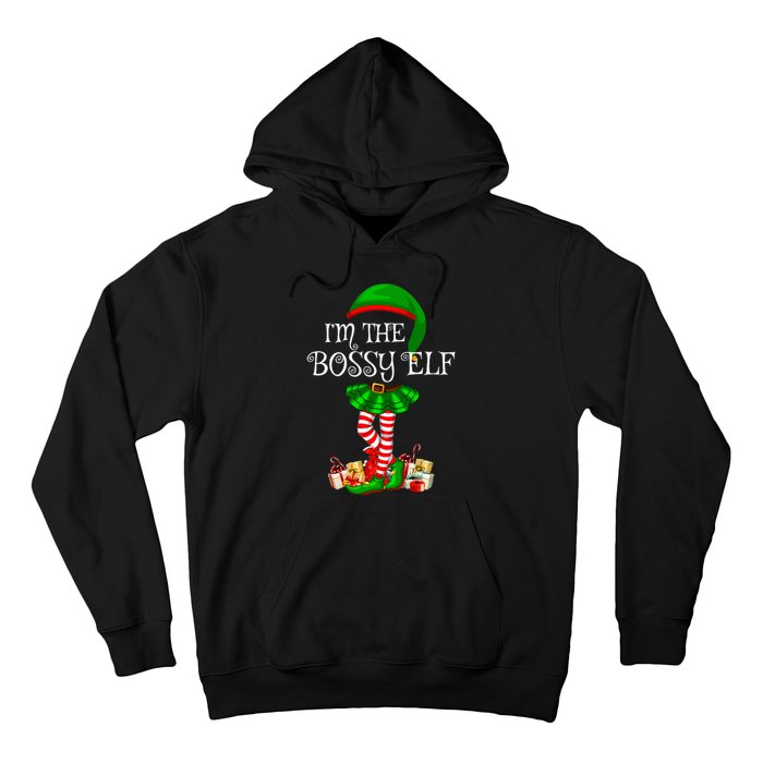 Matching Family Group IM The Bossy Elf Christmas Hoodie