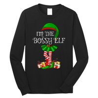 Matching Family Group IM The Bossy Elf Christmas Long Sleeve Shirt