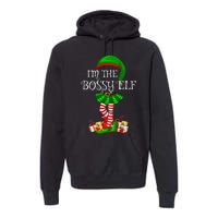 Matching Family Group IM The Bossy Elf Christmas Premium Hoodie