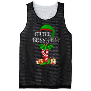 Matching Family Group IM The Bossy Elf Christmas Mesh Reversible Basketball Jersey Tank