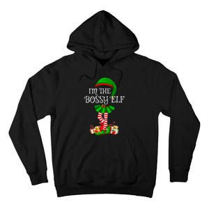 Matching Family Group IM The Bossy Elf Christmas Tall Hoodie