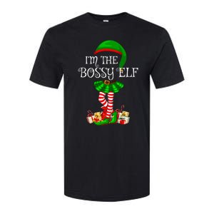 Matching Family Group IM The Bossy Elf Christmas Softstyle CVC T-Shirt