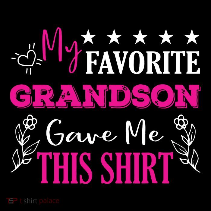 My Favorite Grandson Gave Me This Gift Grandparents 16 in Basic Backpack