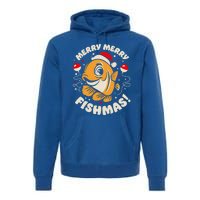 Merry Fishmas Gift Premium Hoodie