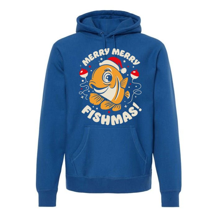 Merry Fishmas Gift Premium Hoodie