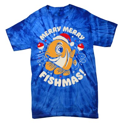 Merry Fishmas Gift Tie-Dye T-Shirt