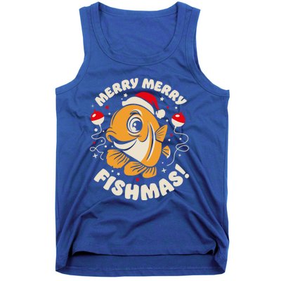 Merry Fishmas Gift Tank Top