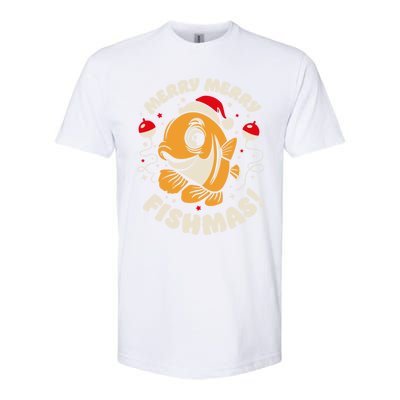 Merry Fishmas Gift Softstyle CVC T-Shirt