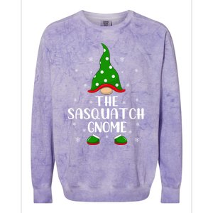 Matching Family Group The Sasquatch Gnome Christmas Gift Colorblast Crewneck Sweatshirt