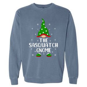 Matching Family Group The Sasquatch Gnome Christmas Gift Garment-Dyed Sweatshirt