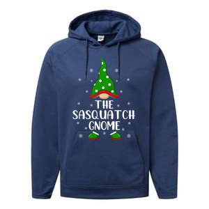 Matching Family Group The Sasquatch Gnome Christmas Gift Performance Fleece Hoodie