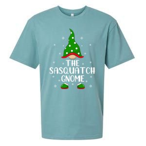 Matching Family Group The Sasquatch Gnome Christmas Gift Sueded Cloud Jersey T-Shirt